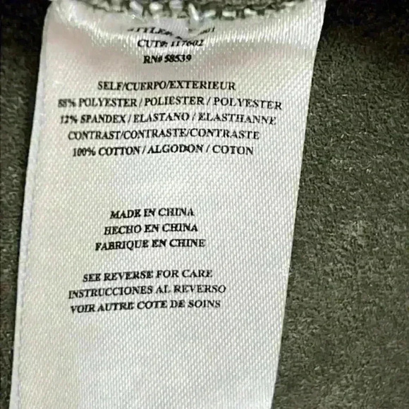 Kut Women’s Jacket Size Small Dk Green Drape Front Polyester Faux Suede - Picture 5 of 8